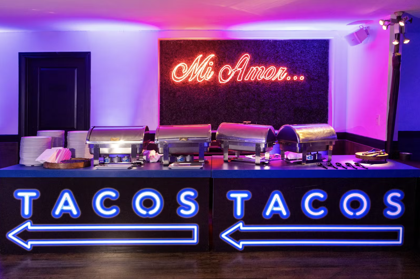 Baseball Bar Mitzvah Theme Taco Stand at Candela La Brea